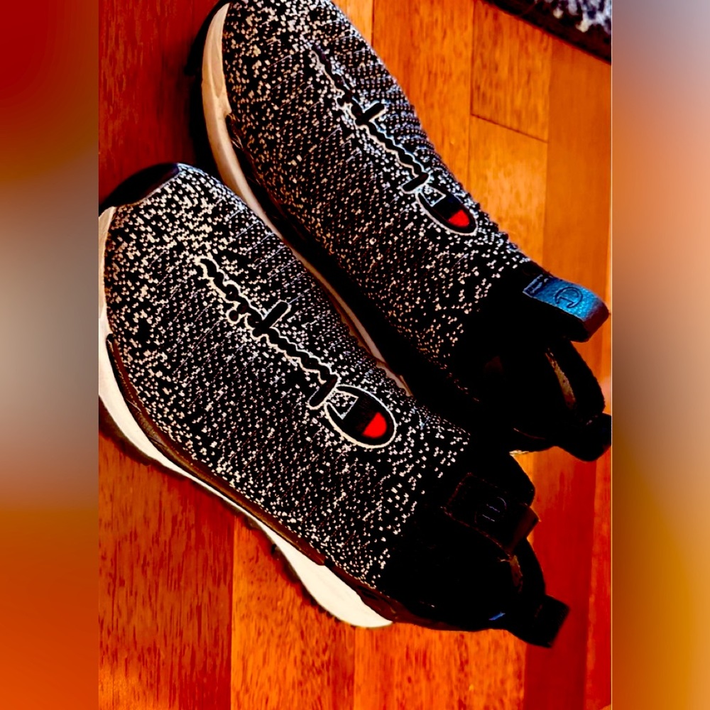 Boys Champion slip on tennis shoes. New. Size 6.5